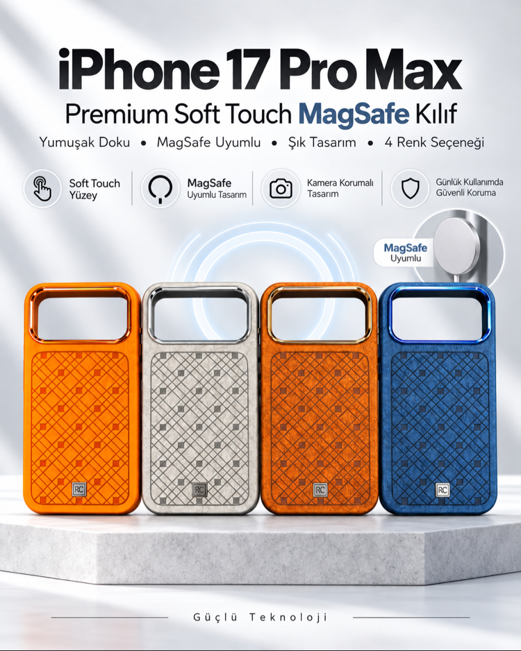 YENİ - 17 PRO MAX TELEFON KILIFI MIKNATISLI ( magesafe