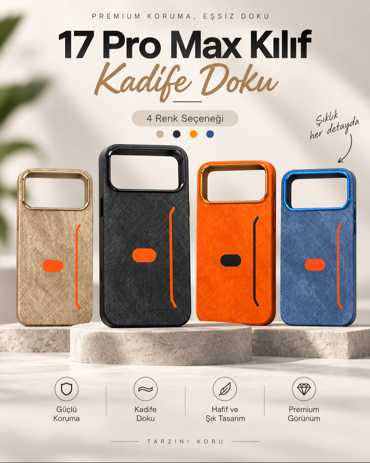 İPHONE 17 PRO MAX TELEFON KILIF