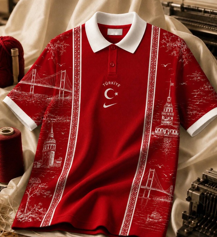 Türkiye Premium Oversize Tshirt Kırmızı