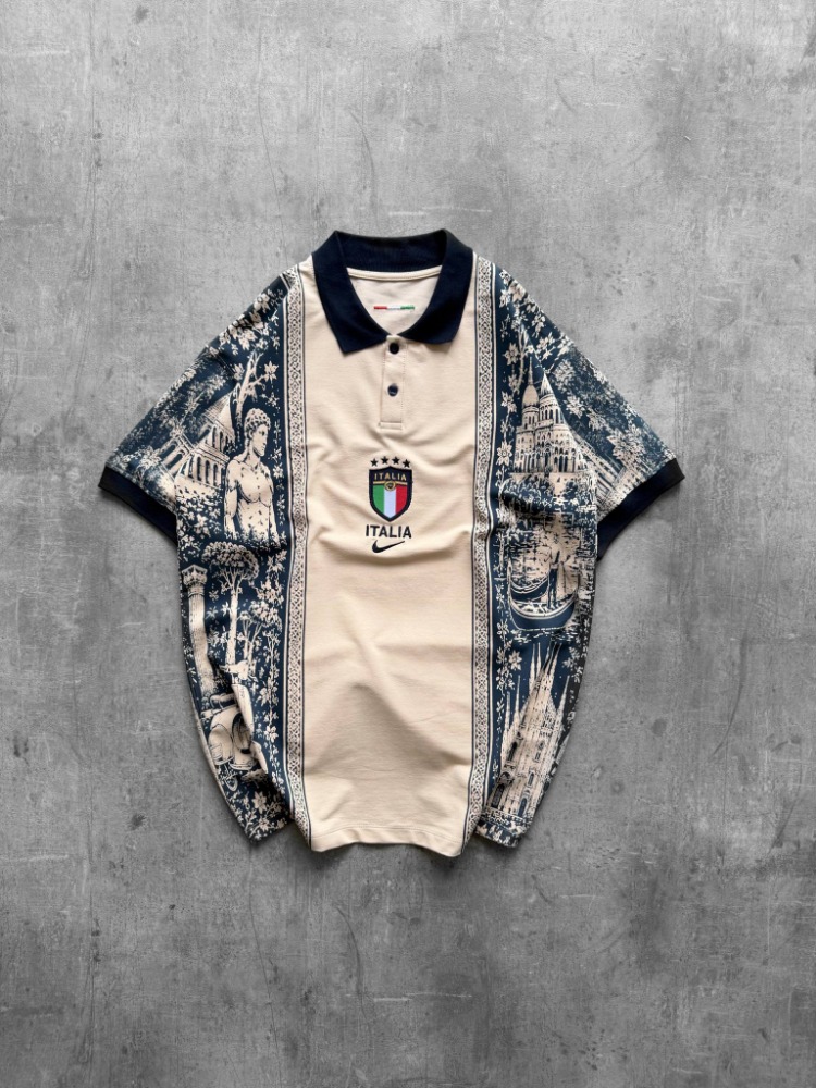 İtalya Premium Oversize Tshirt Krem