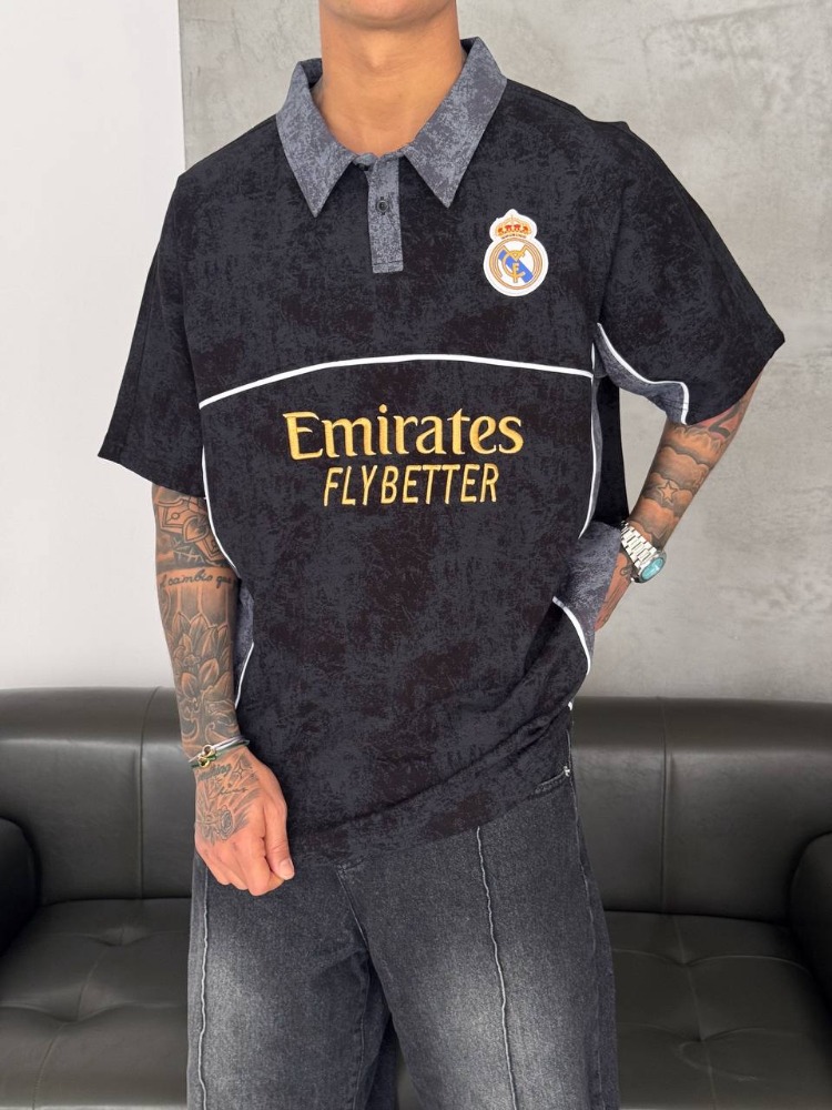 Polo Yaka RM Nakışlı Tshirt