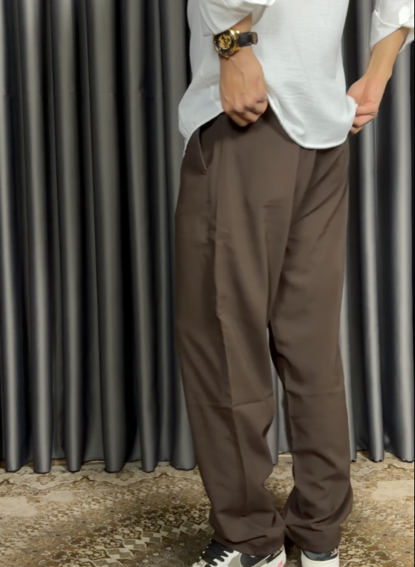 Baggy Pantolon Kahve