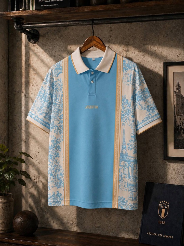 Arjantin Özel Tasarım Premium Oversize Tshirt