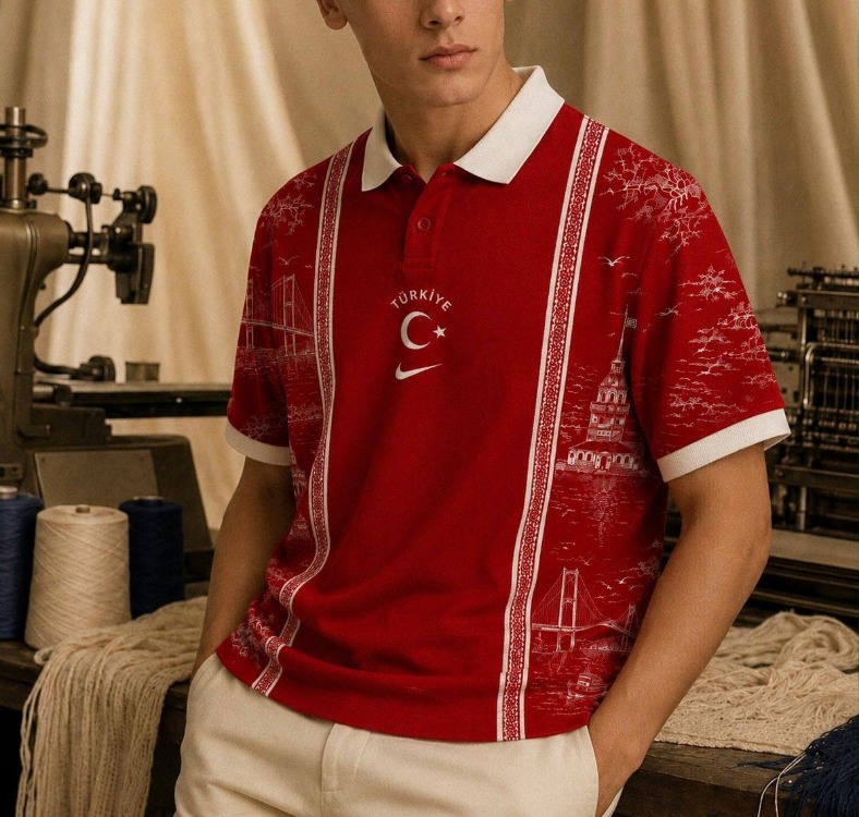 Türkiye Premium Oversize Tshirt Kırmızı