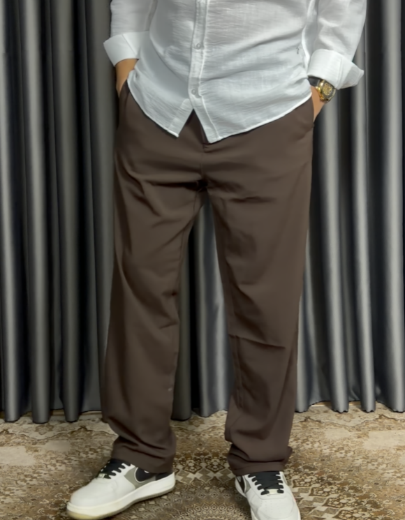 Baggy Pantolon Kahve