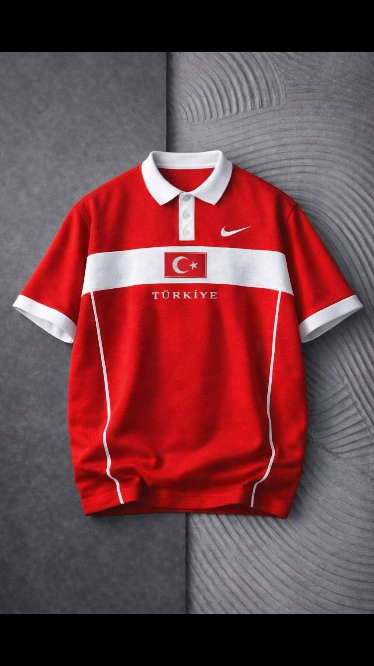 Türkiye Oversize Tshirt Kırmızı