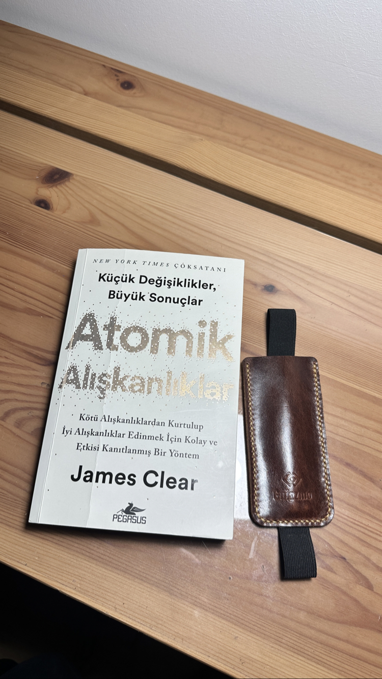 Lastikli Deri Kalem Kılıfı