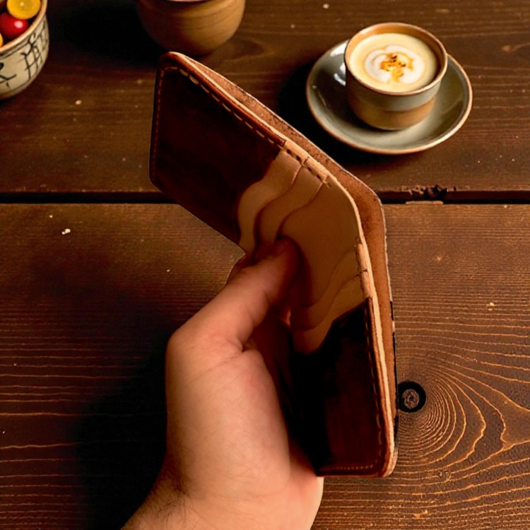 Full Crafted Helsinki El Yapımı Deri Cüzdan 