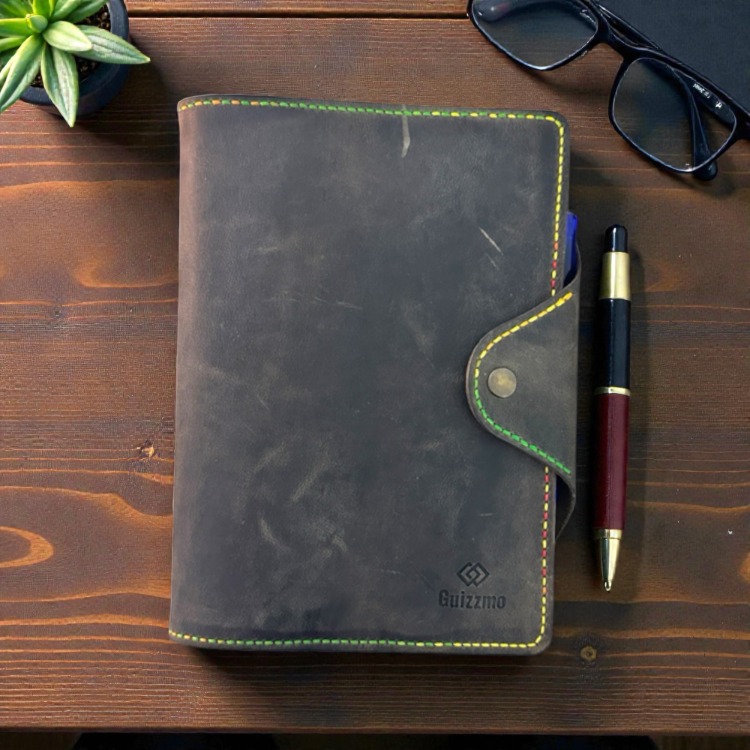 Antrasit Ajanda/Defter/Kitap Kılıfı Organizer
