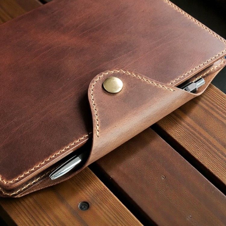 Kestane Ajanda/Defter/Kitap Kılıfı Organizer