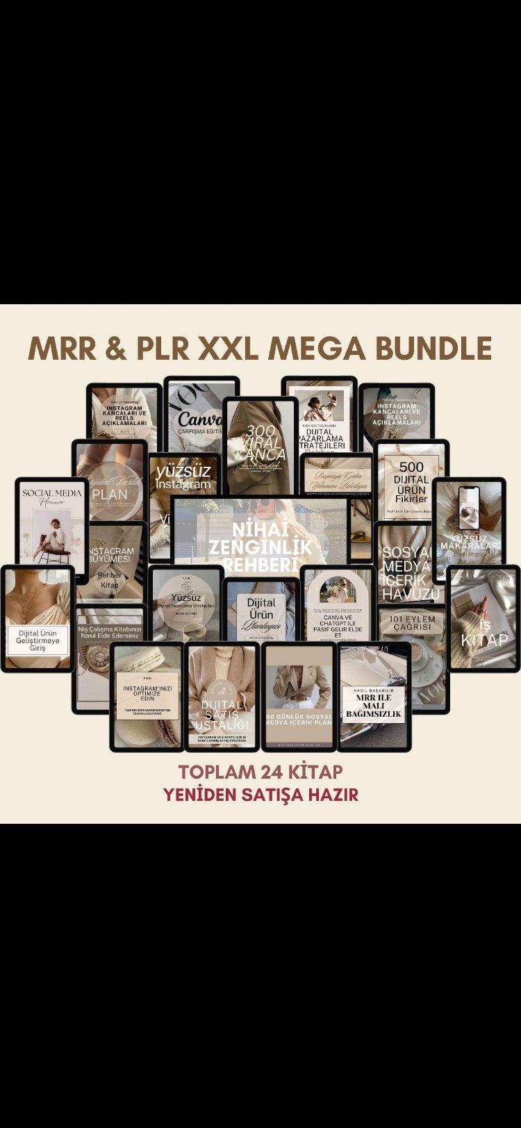 MRR/PLR/XXL MEGA PAKET YÜZSÜZ PAZARLAMA