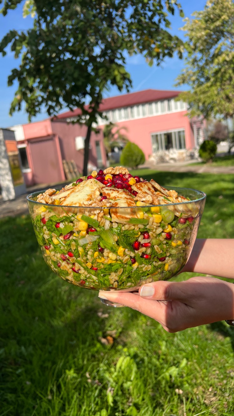 Hellimli Roka Bulgurlu Salata- 1 kg