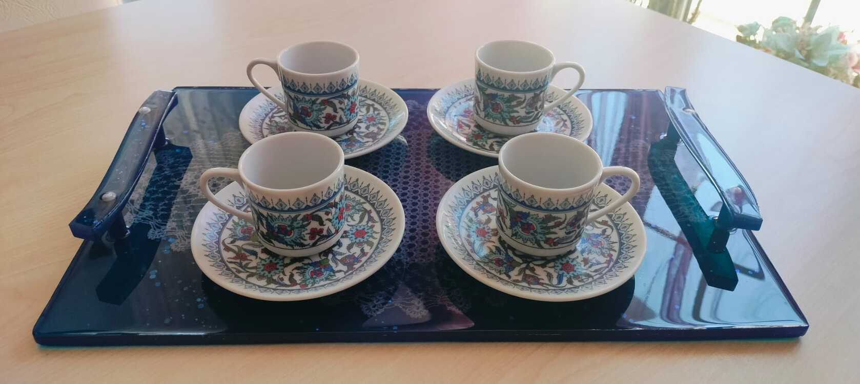 Epoksi Dantelli Tepsi