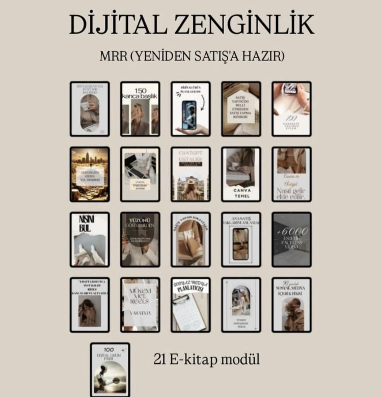 DİJİTAL ZENGİNLİK KOMPLE SET
