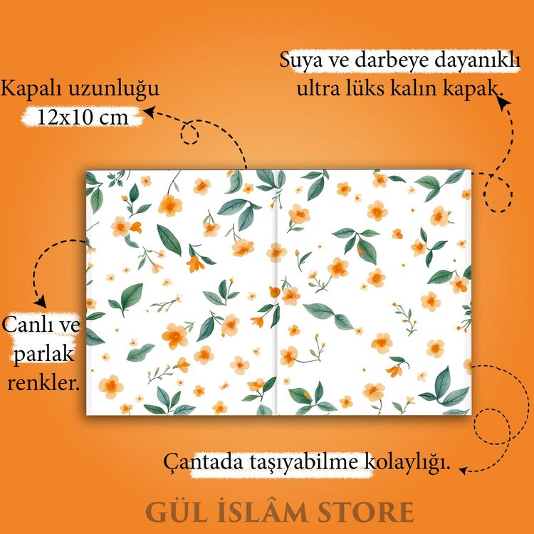Portakal Çiçeği - İki Kapaklı Notluk