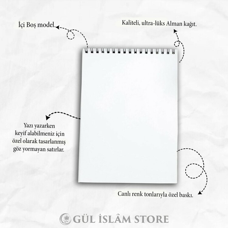 Sonbahar Çarşaflı Kız Not Defteri A6