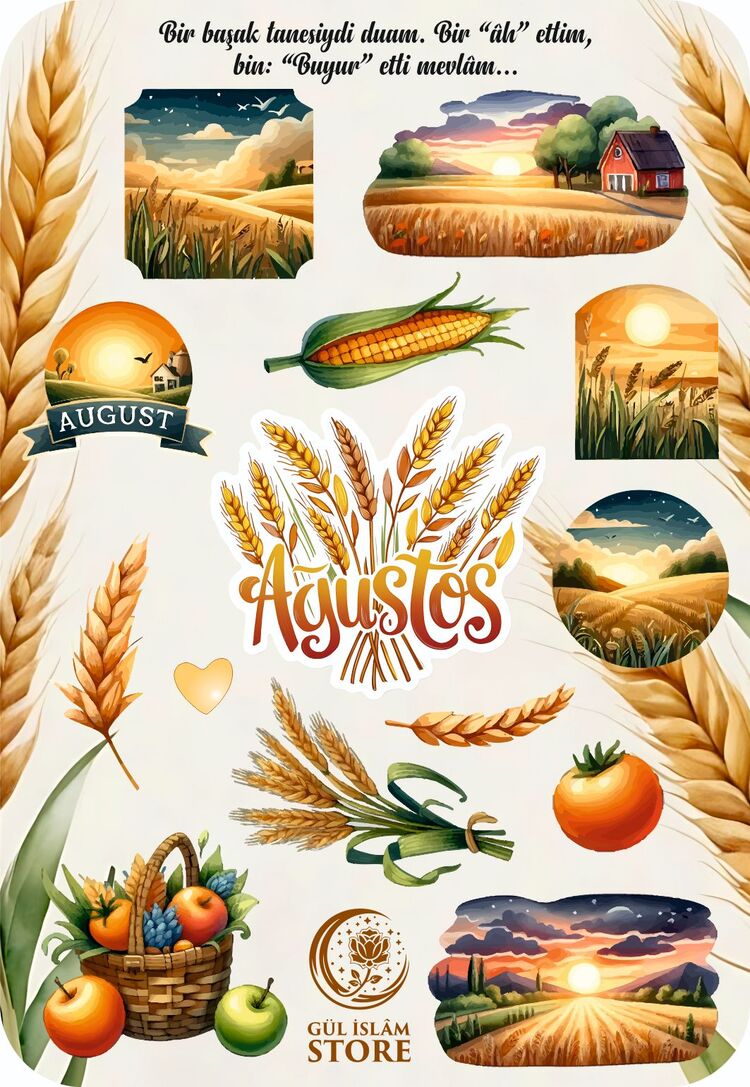 Ağustos Sticker 1