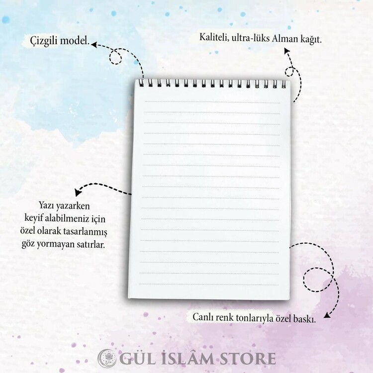 Papatya Taçlı Kız A6 Defter