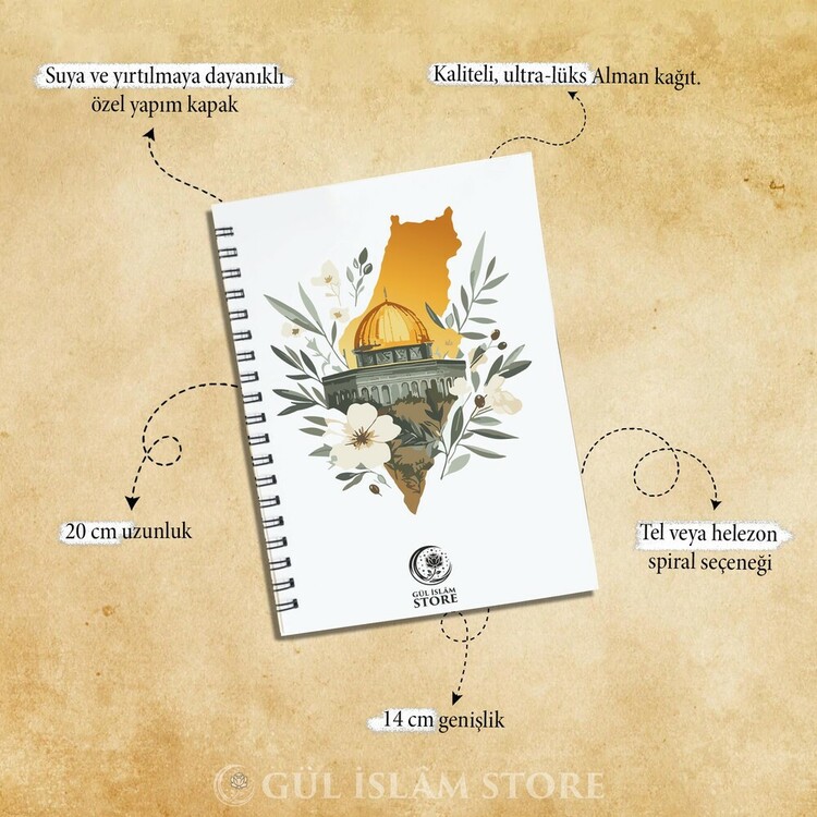 Kudüs Zeytindalı A5 Defter