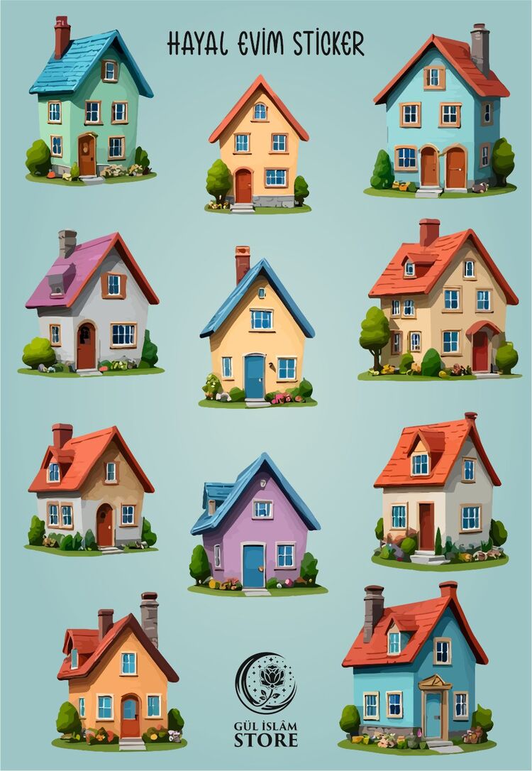 Hayal Evim - Sticker - 