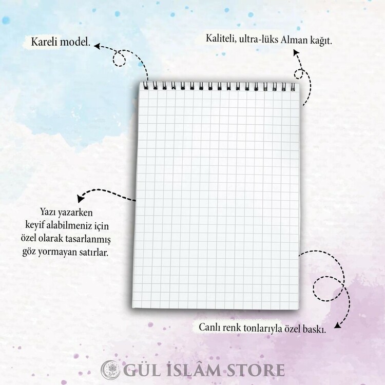 Papatya Taçlı Kız A6 Defter