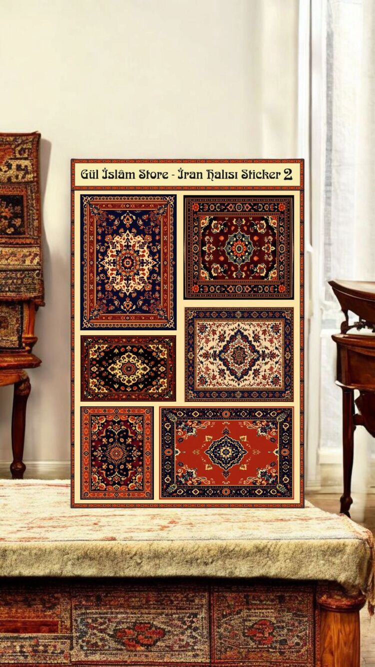 İran Halısı Sticker Set