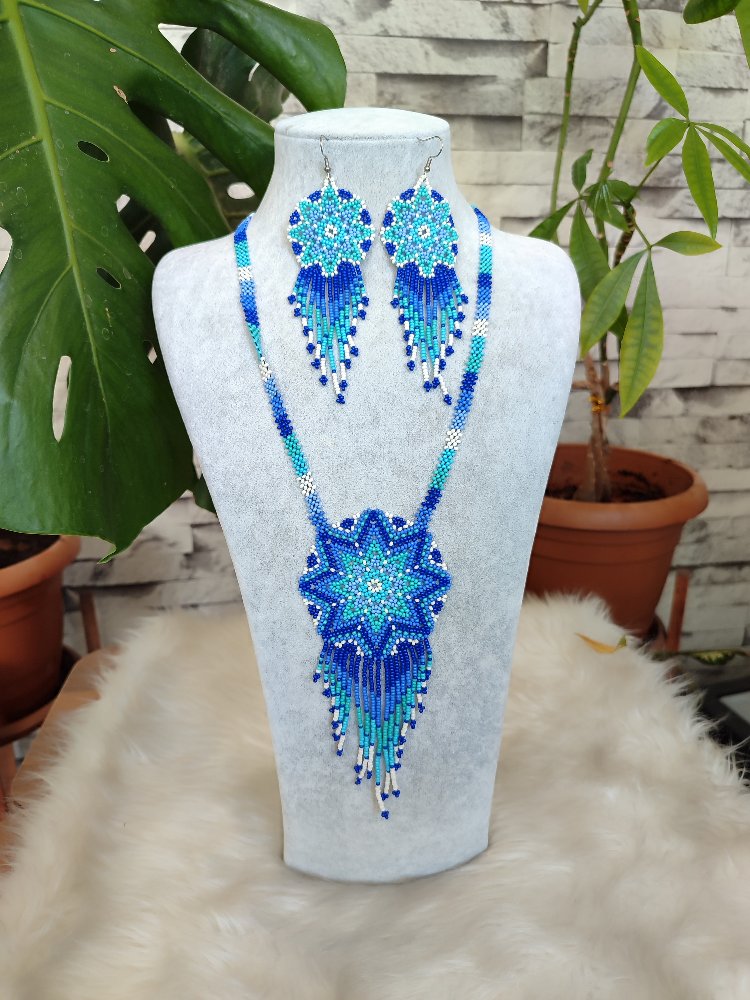 MANDALA KUM BONCUK KOLYE TAKIMI