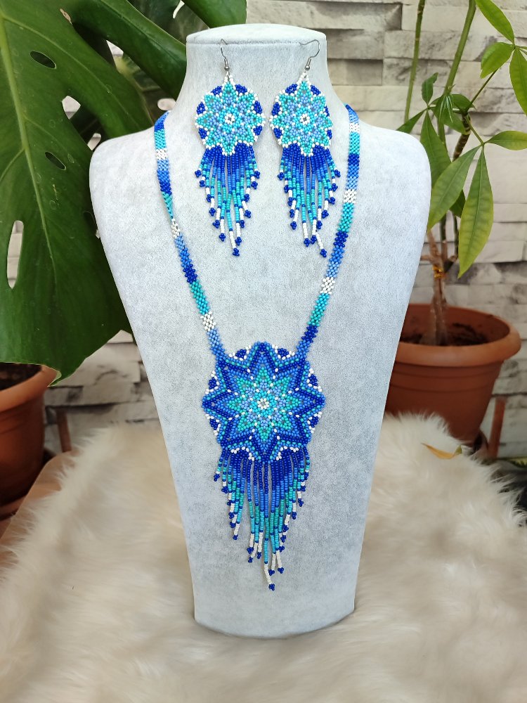MANDALA KUM BONCUK KOLYE TAKIMI
