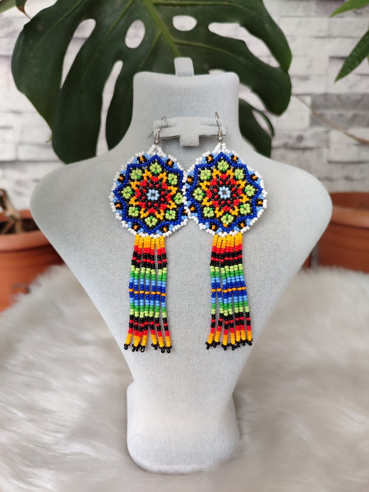 MANDALA KUM BONCUK KÜPE