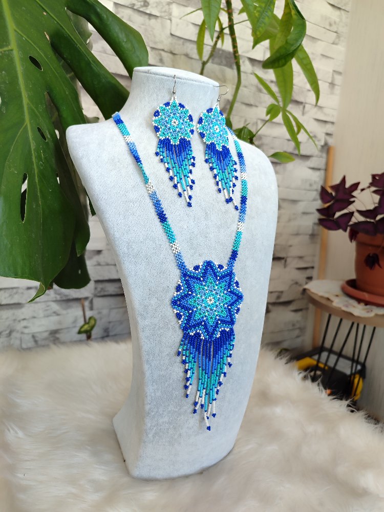 MANDALA KUM BONCUK KOLYE TAKIMI