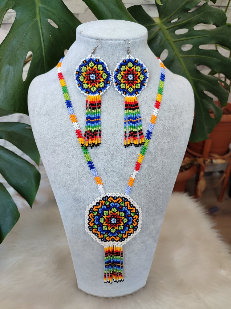 MANDALA KUM BONCUK KOLYE TAKIMI