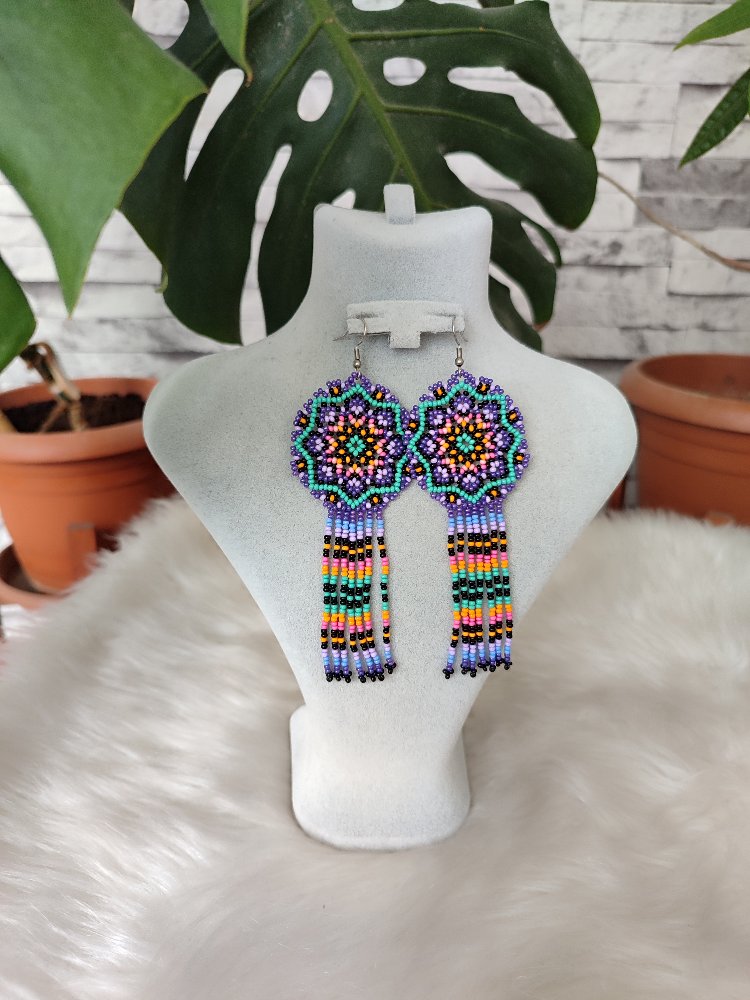 MANDALA KUM BONCUK KÜPE