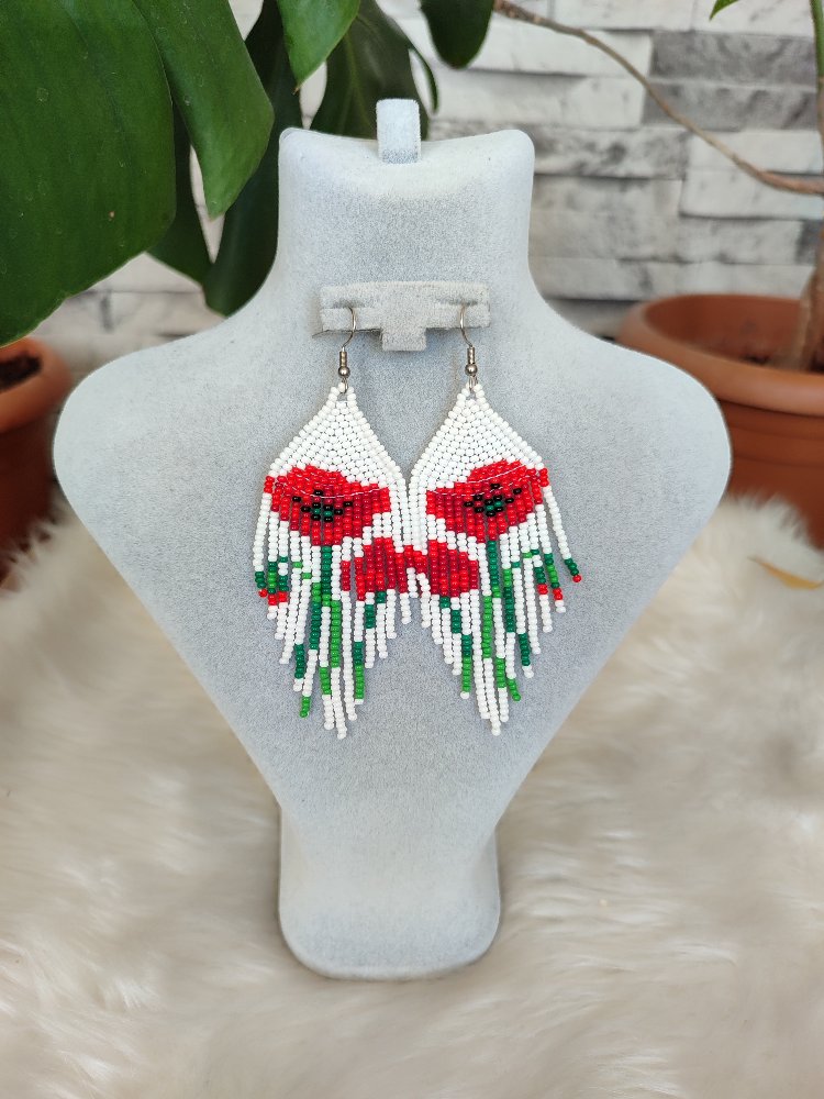 GELİNCİK KUM BONCUK KÜPE