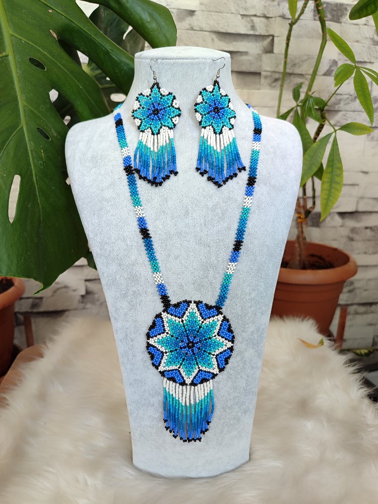 MANDALA KUM BONCUK KOLYE SETİ