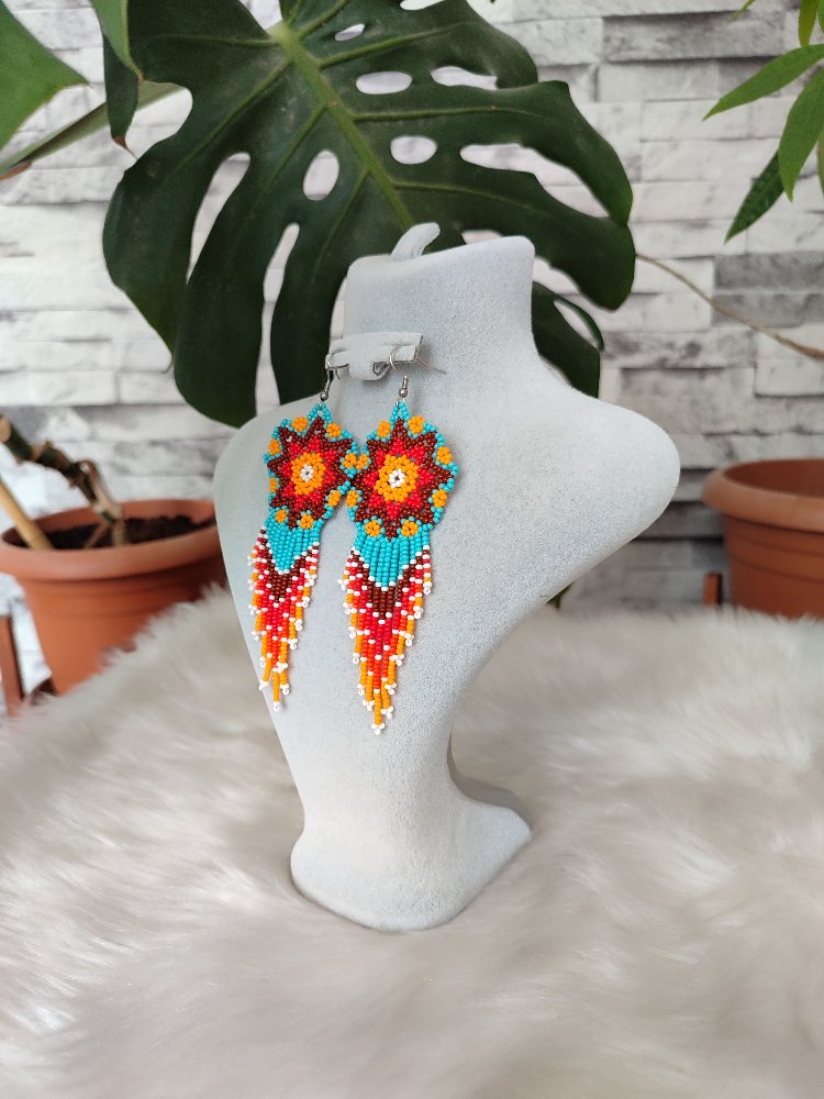 MANDALA KUM BONCUK KÜPE