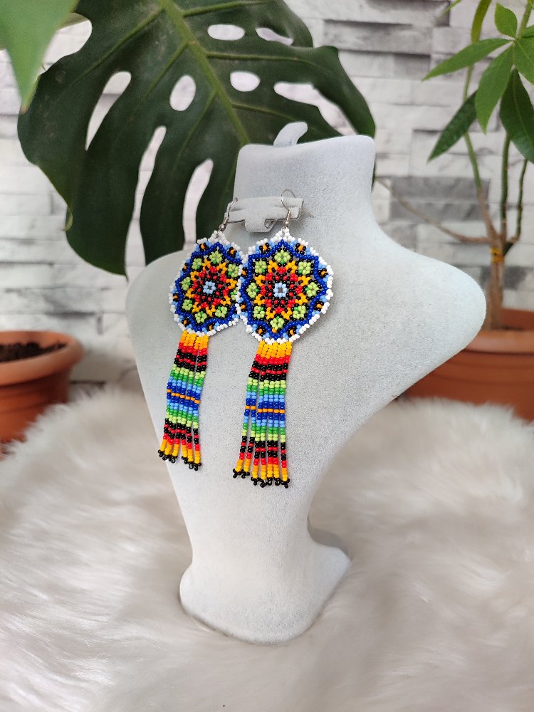 MANDALA KUM BONCUK KÜPE