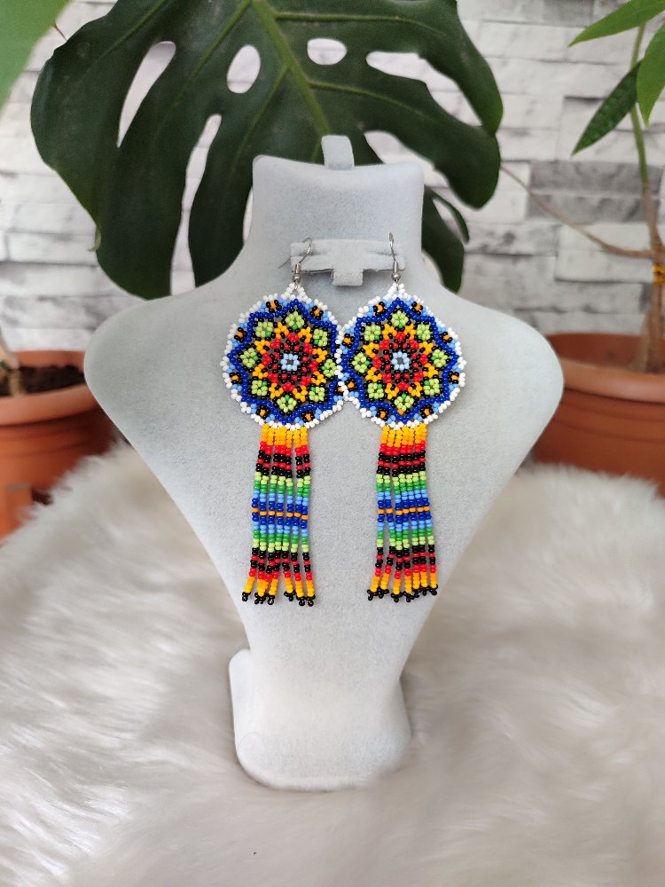 MANDALA KUM BONCUK KÜPE