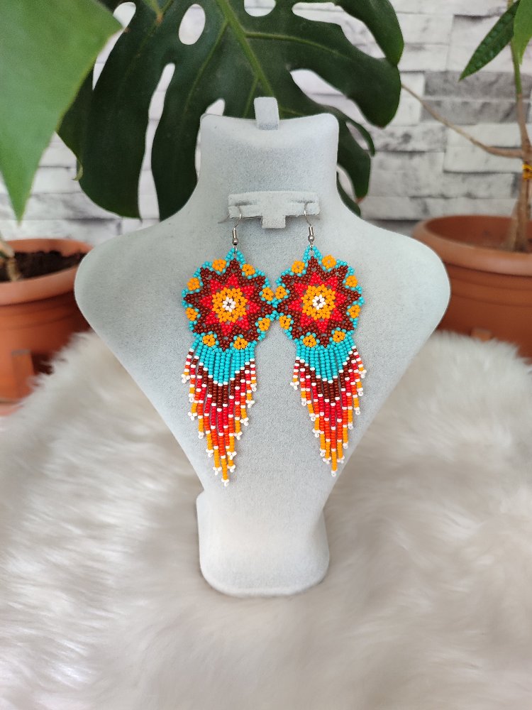 MANDALA KUM BONCUK KÜPE