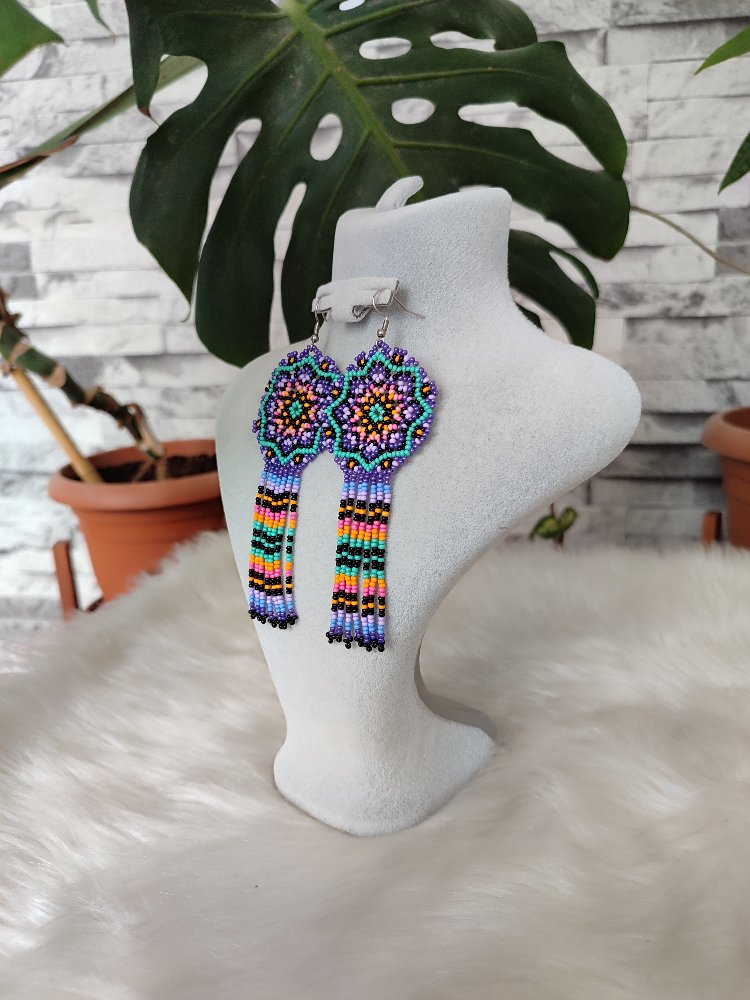 MANDALA KUM BONCUK KÜPE