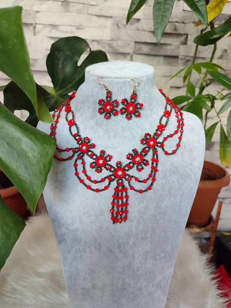 HÜRREM MODEL KUM BONCUK KOLYE TAKIMI