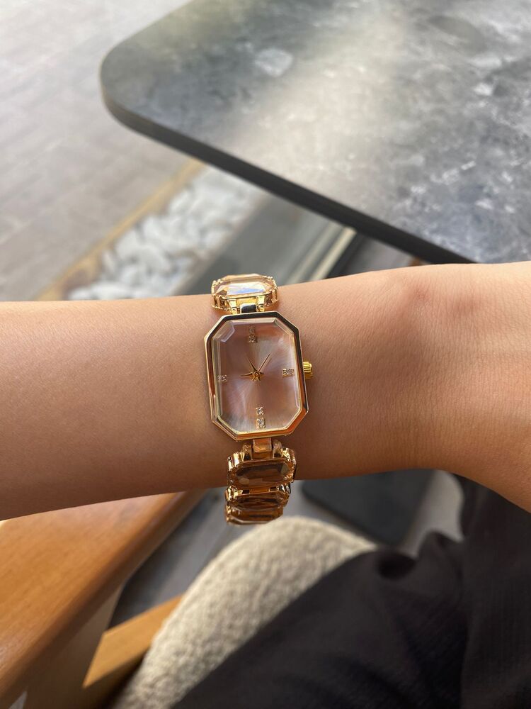 Swarovski taşlı saat