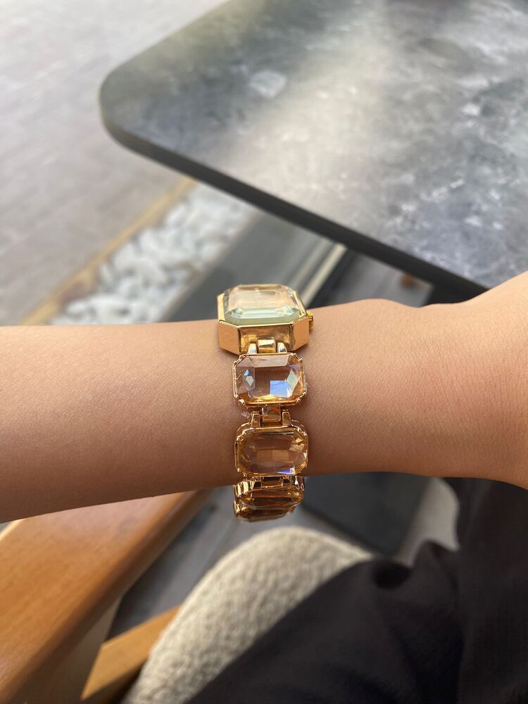 Swarovski taşlı saat