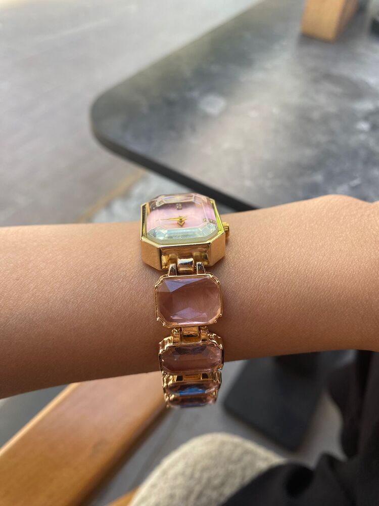 Swarovski taşlı saat 