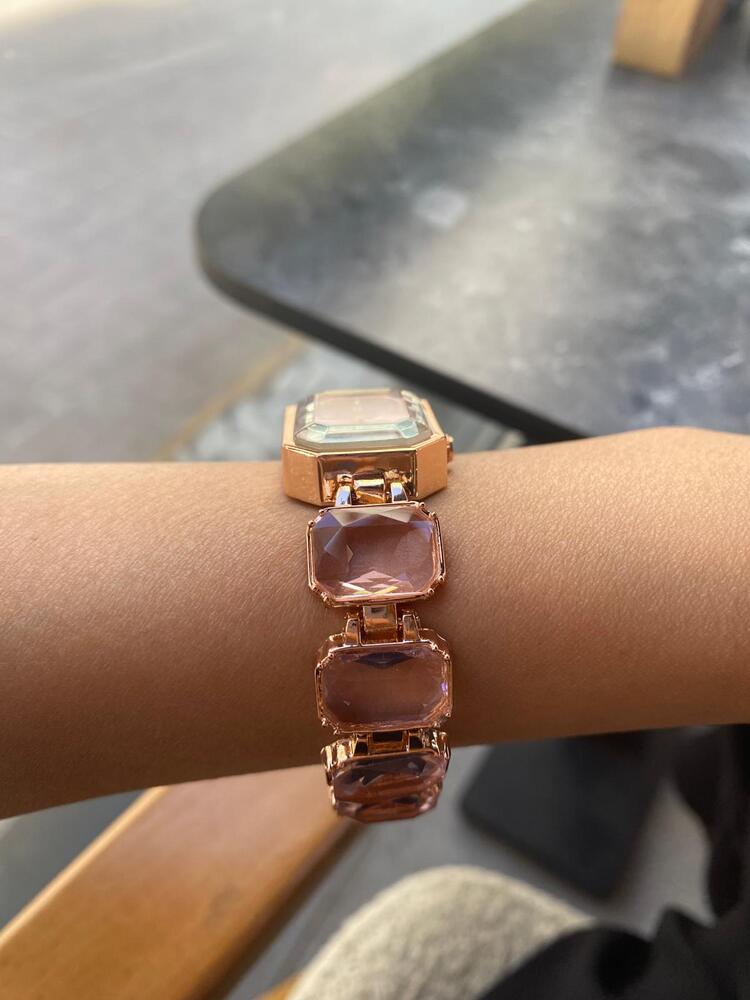 Swarovski taşlı saat