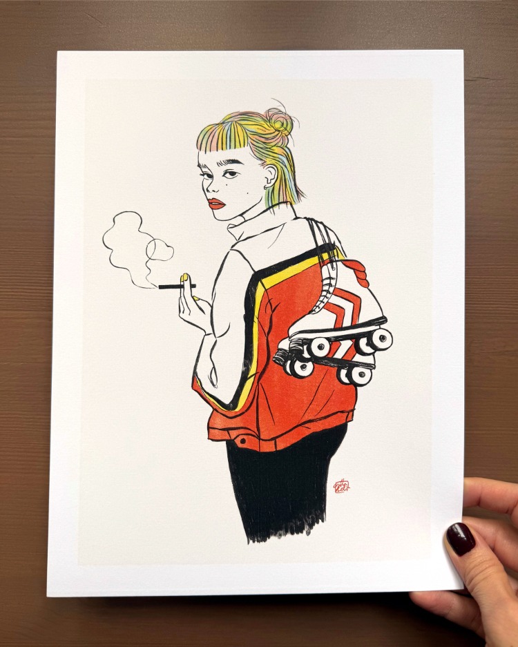 Dressed up as movie characters / Hackers 21 x 28 cm