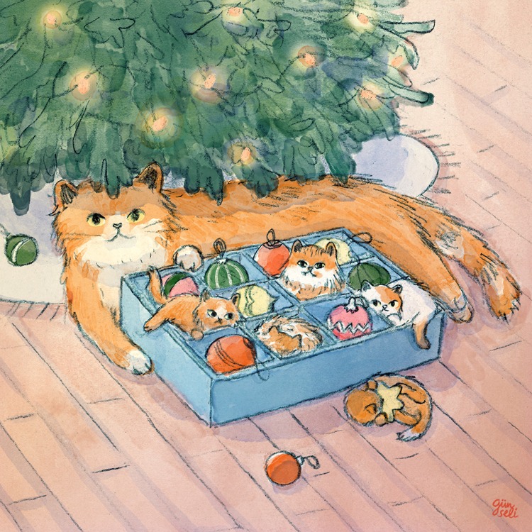 That time of the year 21 x 21 cm