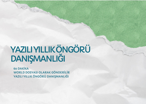 YILLIK ÖNGÖRÜ ANALİZİ YAZILI OLARAK RAPOR VERİLİR