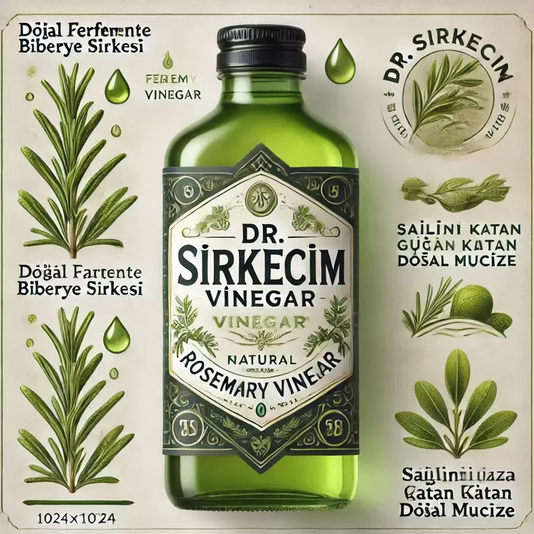 Doğal Fermente Biberiye Sirkesi: Sağlığınıza Güç Katan Doğal Mucize" 
