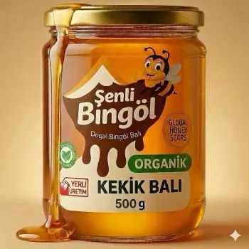 Şenli Bingöl Org. süzme Çiçek Balı 500 gr