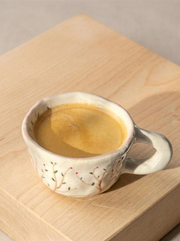 Happy Morning Kulplu Kahve Kupası 